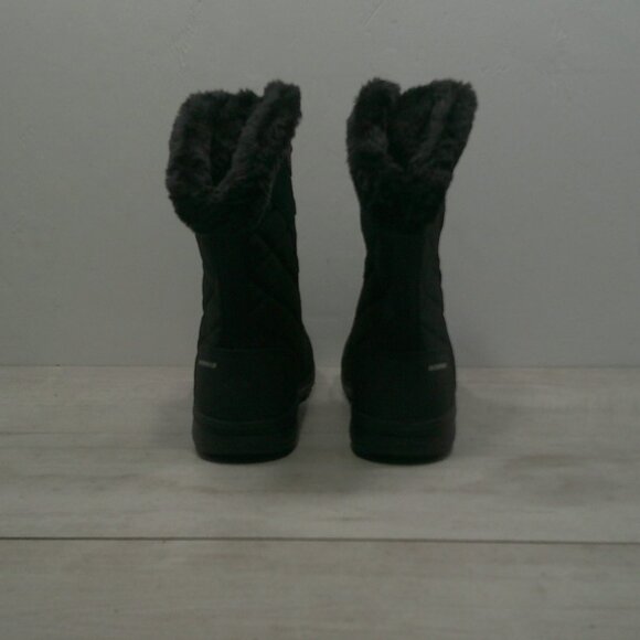 Columbia Ice Maiden II Black Quilted Waterproof Lace up Snow Winter Boots SZ 8 - Picture 11 of 12